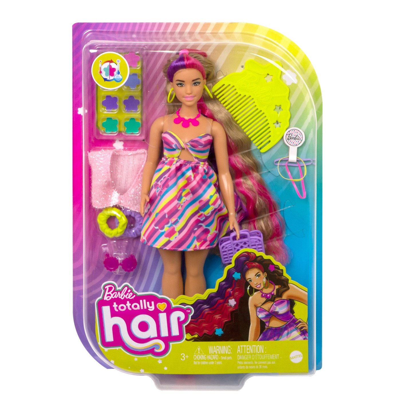 BARBIE TOTALLY HAIR PAPUSA BARBIE SATENA