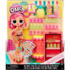 L.O.L. SURPRISE! OMG SWEET NAILS PINKY POPS FRUIT SHOP SET PAPUSA CU ACCESORII L.O.L. SURPRISE! OMG SWEET NAILS PINKY POPS FRUIT SHOP SET PAPUSA CU ACCESORII