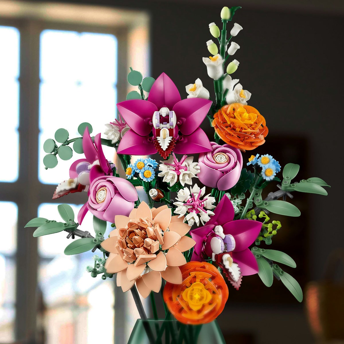 LEGO BOTANICALS BUCHET DE FLORI ROZ 10342 - imagine 3