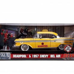 YELLOW TAXI CHEVY 1957 DEAD POOL SCARA 1 LA 24