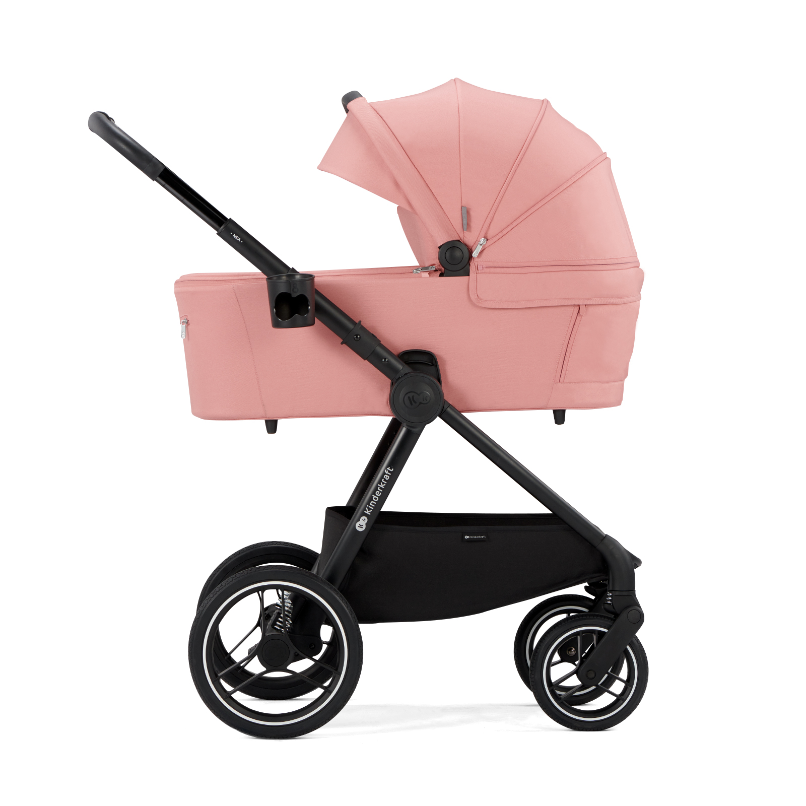 CARUCIOR MULTIFUNCTIONAL KINDERKRAFT NEA, 2 IN 1, ASH PINK - imagine 2