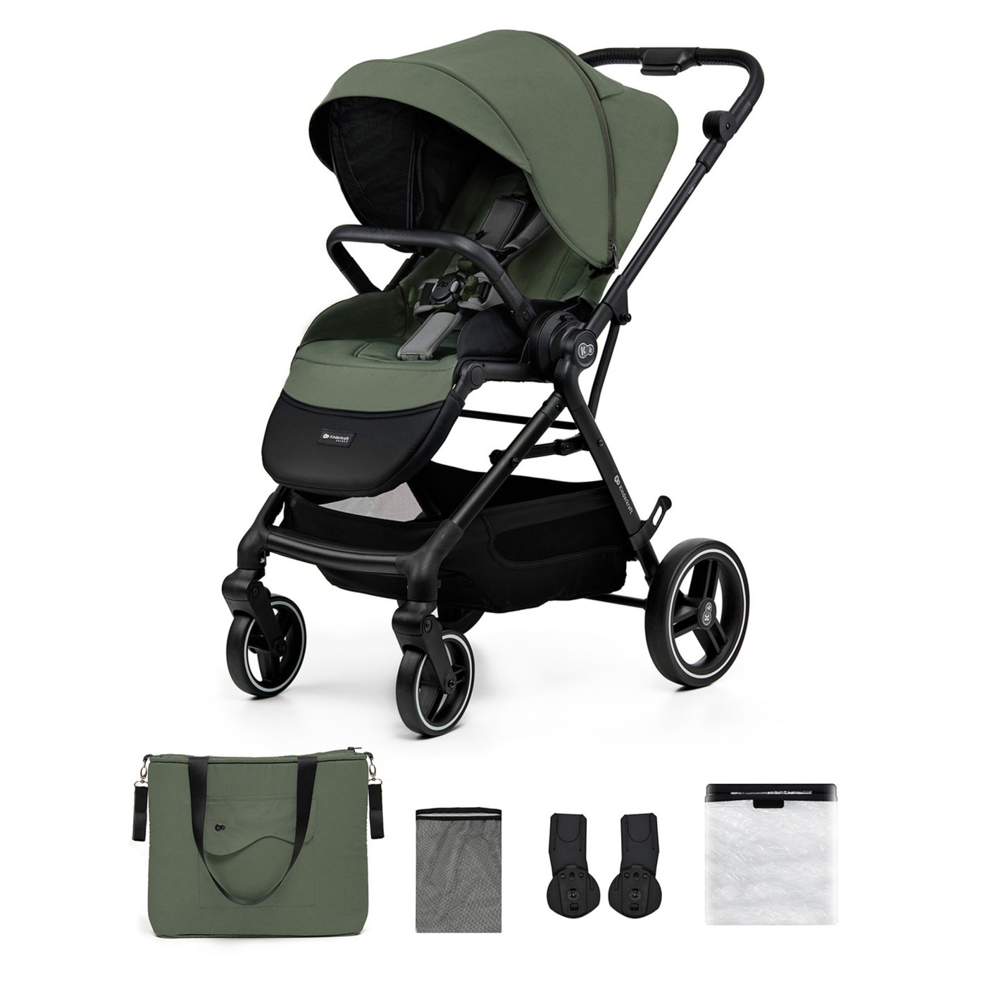CARUCIOR SPORT KINDERKRAFT YOXI, GREEN - imagine 2