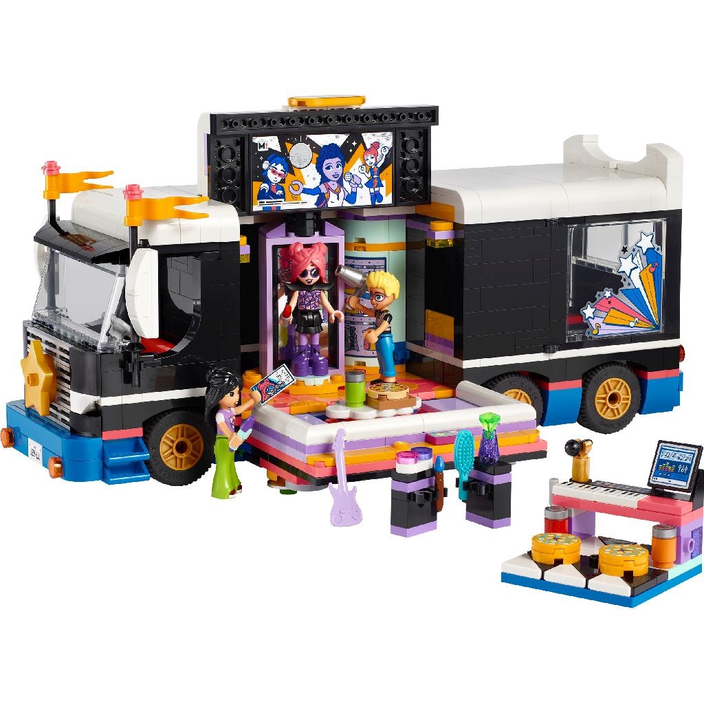 LEGO FRIENDS AUTOCAR DE TURNEU PENTRU STARURI POP 42619 - imagine 2