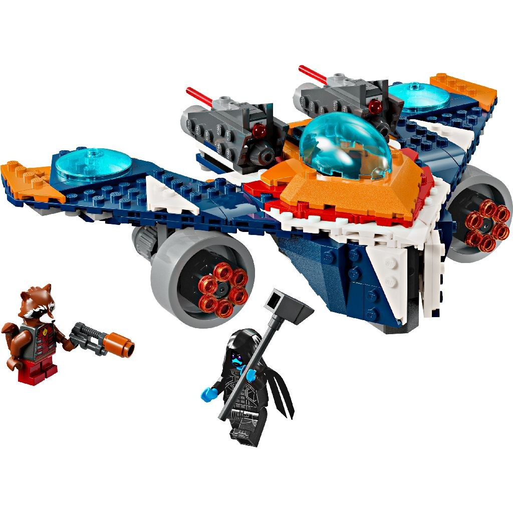 LEGO SUPER HEROES AVIONUL DE LUPTA AL LUI ROCKET VS RONAN 76278 - imagine 2