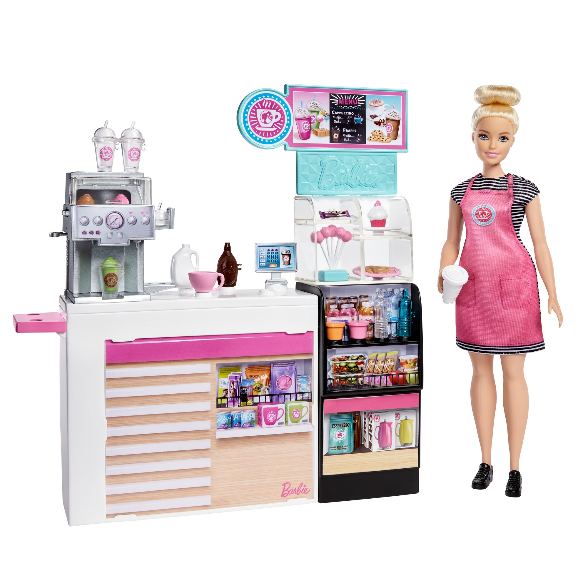BARBIE SET CAFENEA CU 20 DE ACCESORII - imagine 2