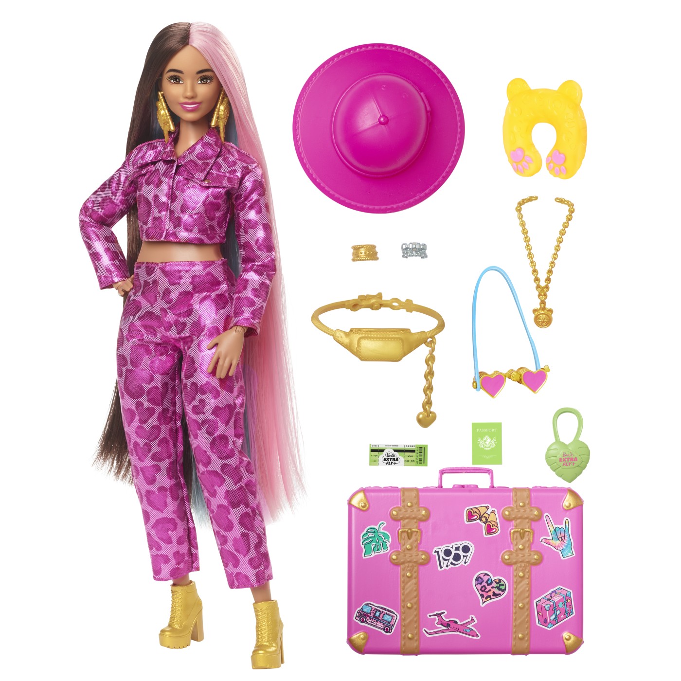 BARBIE EXTRA FLY PAPUSA BARBIE BRUNETA IN SAFARI - imagine 2