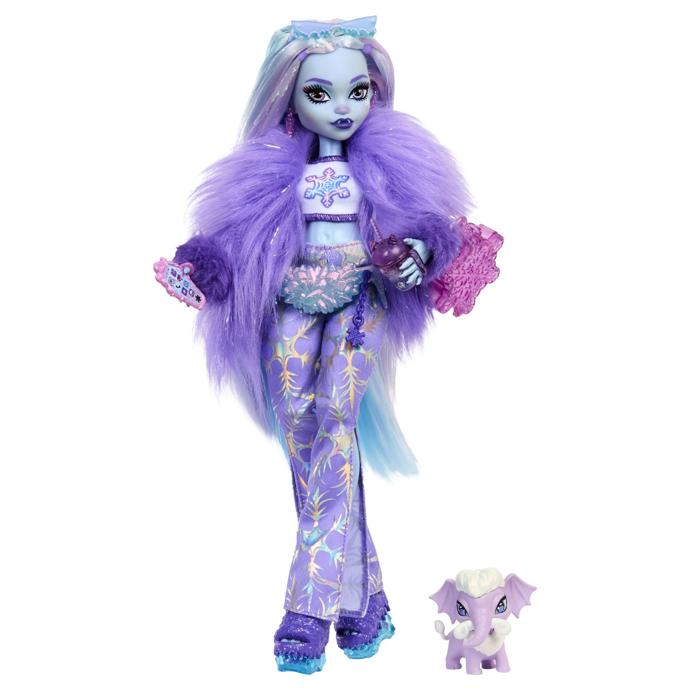 MONSTER HIGH PAPUSA ABBEY BOMINABLE SI ANIMALUT TUNDRA - imagine 2