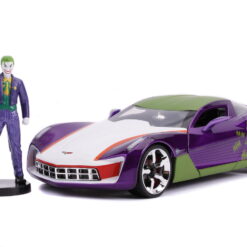 Alternative view of MASINUTE METALICA CHEVY CORVETTE STINGRAY 2009 SI FIGURINA JOKER SCARA 1:24