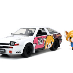 Alternative view of JADA AGGRETSUKO SET MASINUTA METALICA SI FIGURINA AGGRETSUKO SI TOYOTA TRUENO SCARA 1:24