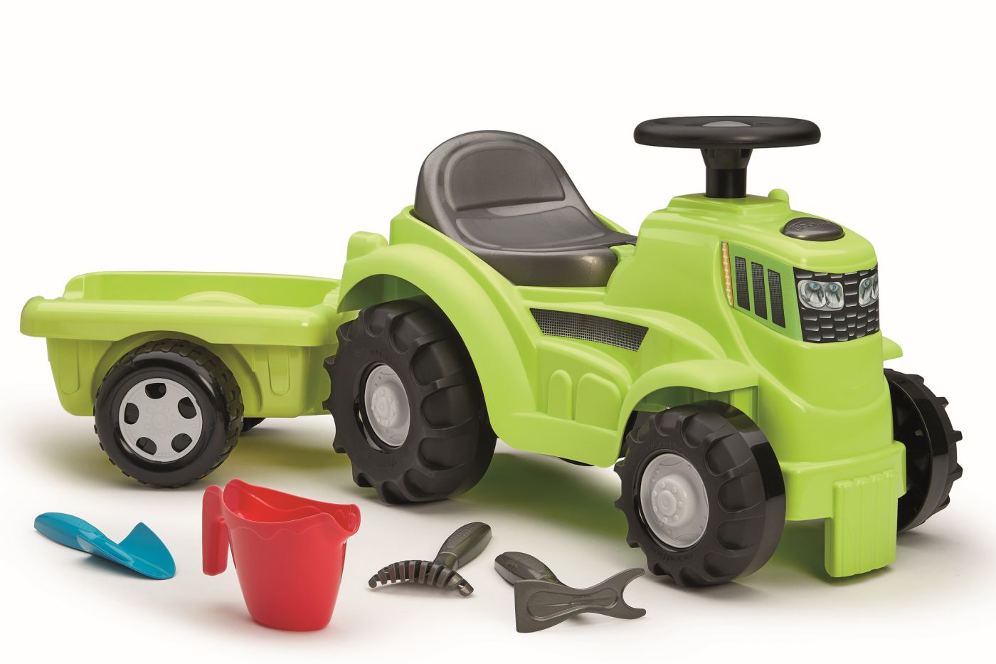 ECOIFFIER TRACTOR RIDE ON CU REMORCA 85CM - imagine 2