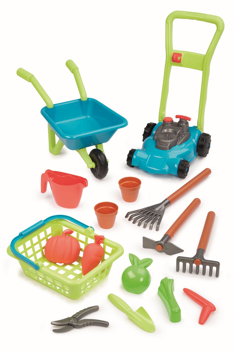 ECOIFFIER SET ROABA CU MASINA DE TUNS IARBA - imagine 2
