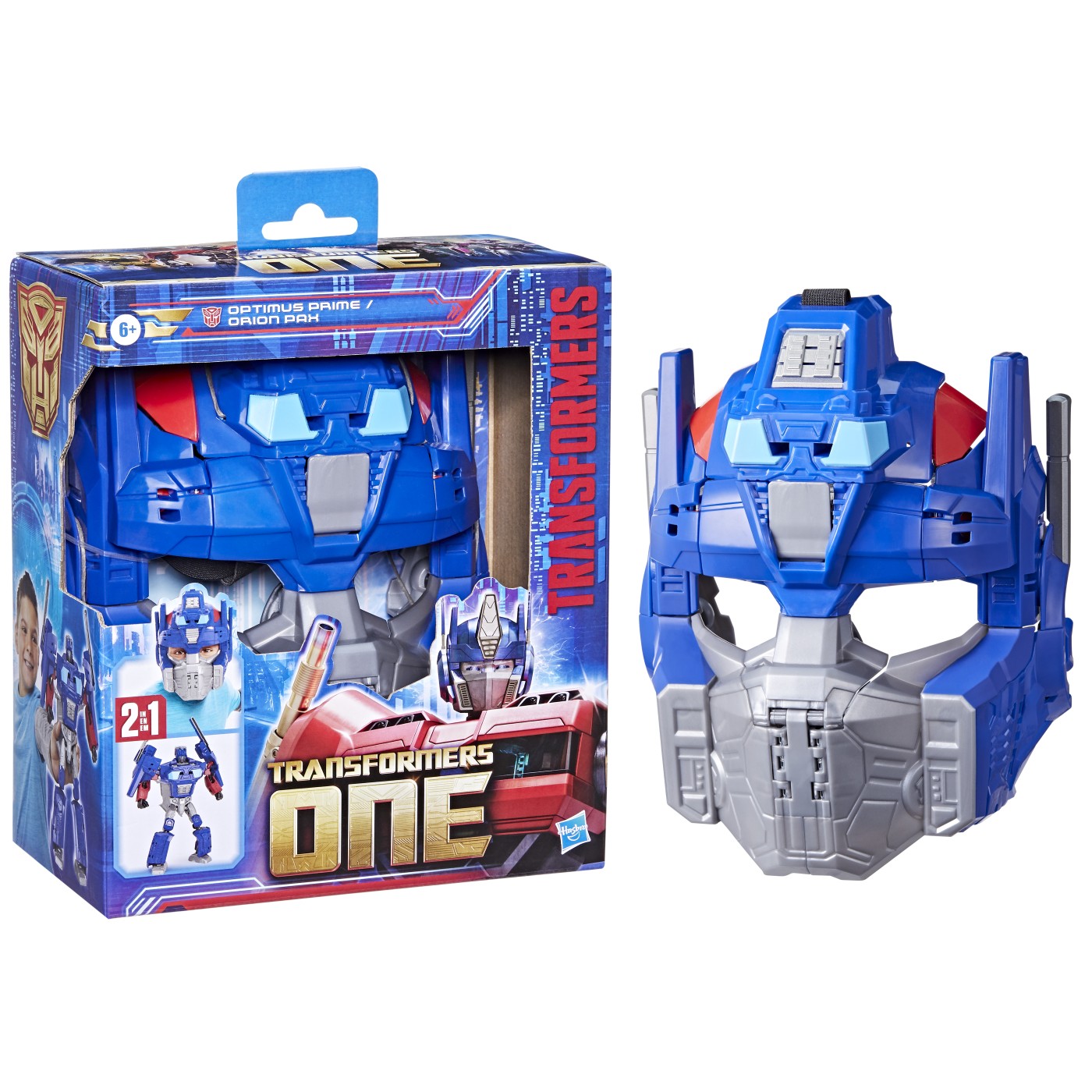 TRANSFORMERS ONE 2 IN 1 OPTIMUS PRIME SI MASCA - imagine 2