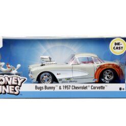 JADA MASINUTA METALICA BUGS BUNNY 1957 CHEVROLET CORVETTE 1:24 JADA MASINUTA METALICA BUGS BUNNY 1957 CHEVROLET CORVETTE 1:24