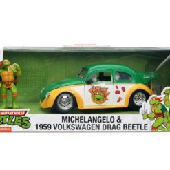 JADA MASINUTA METALICA TESTOASELE NINJA 1959 VOLKSWAGEN DRAG BEETLE 1:24 JADA MASINUTA METALICA TESTOASELE NINJA 1959 VOLKSWAGEN DRAG BEETLE 1:24