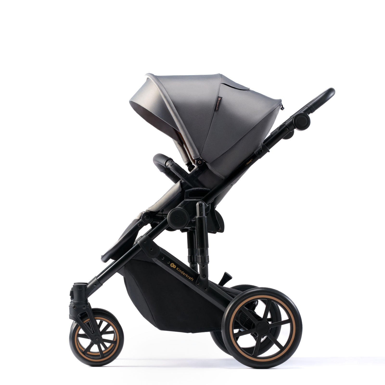 CARUCIOR 2IN1 KINDERKRAFT PRIME 2, SHADOW GREY - imagine 3