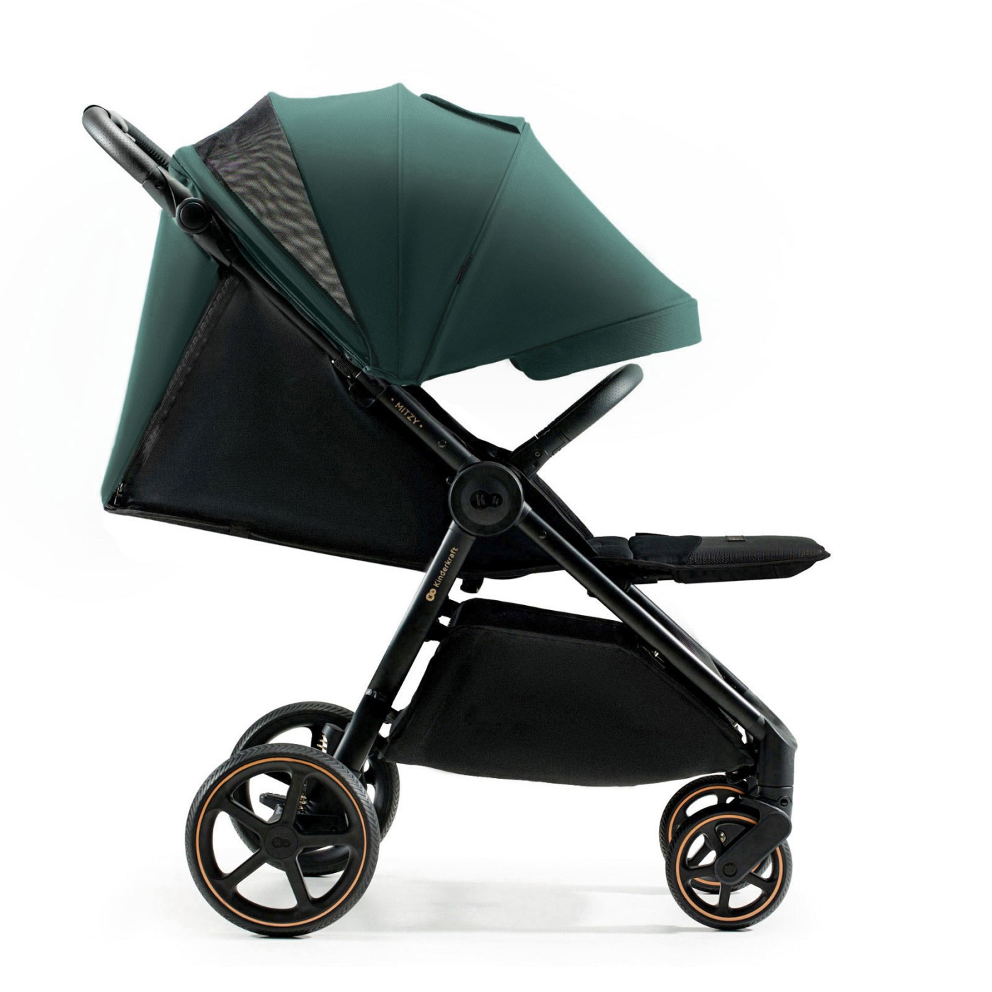 CARUCIOR SPORT, ULTRA COMPACT, KINDERKRAFT MITZY, 0-22 KG, JADE GREEN - imagine 3