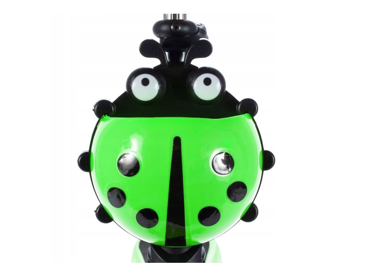 TROTINETA MALPLAY BUBURUZA TIP SCOOTER CU 3 ROTI VERDE - imagine 3