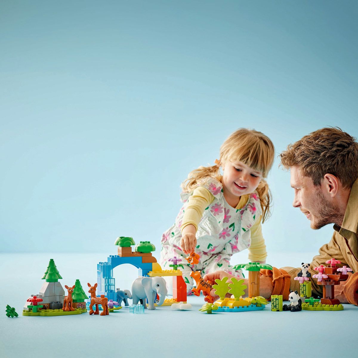 LEGO DUPLO FAMILII DE ANIMALE SALBATICE 3 ÎN 1 10446 - imagine 4