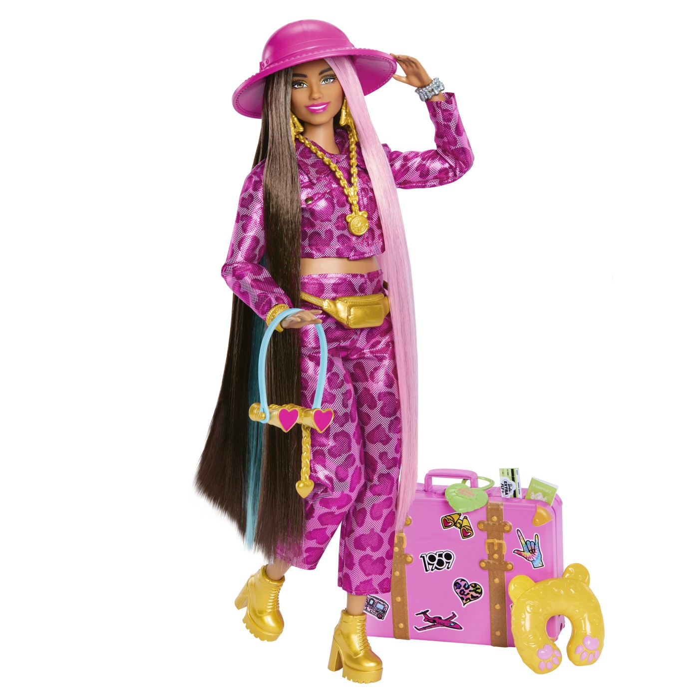 BARBIE EXTRA FLY PAPUSA BARBIE BRUNETA IN SAFARI - imagine 3