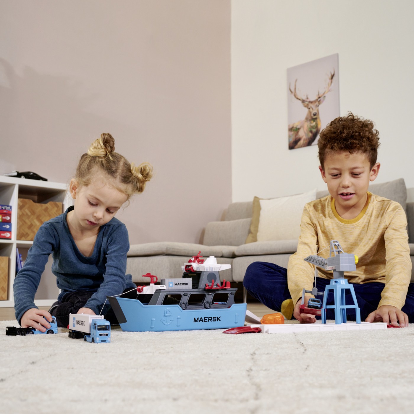 MAJORETTE CREATIX STATIE PORTUARA MAERSK - imagine 3