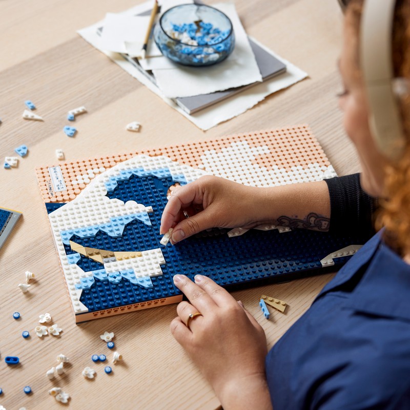 LEGO ART HOKUSAI MARELE VAL 31208 - imagine 7