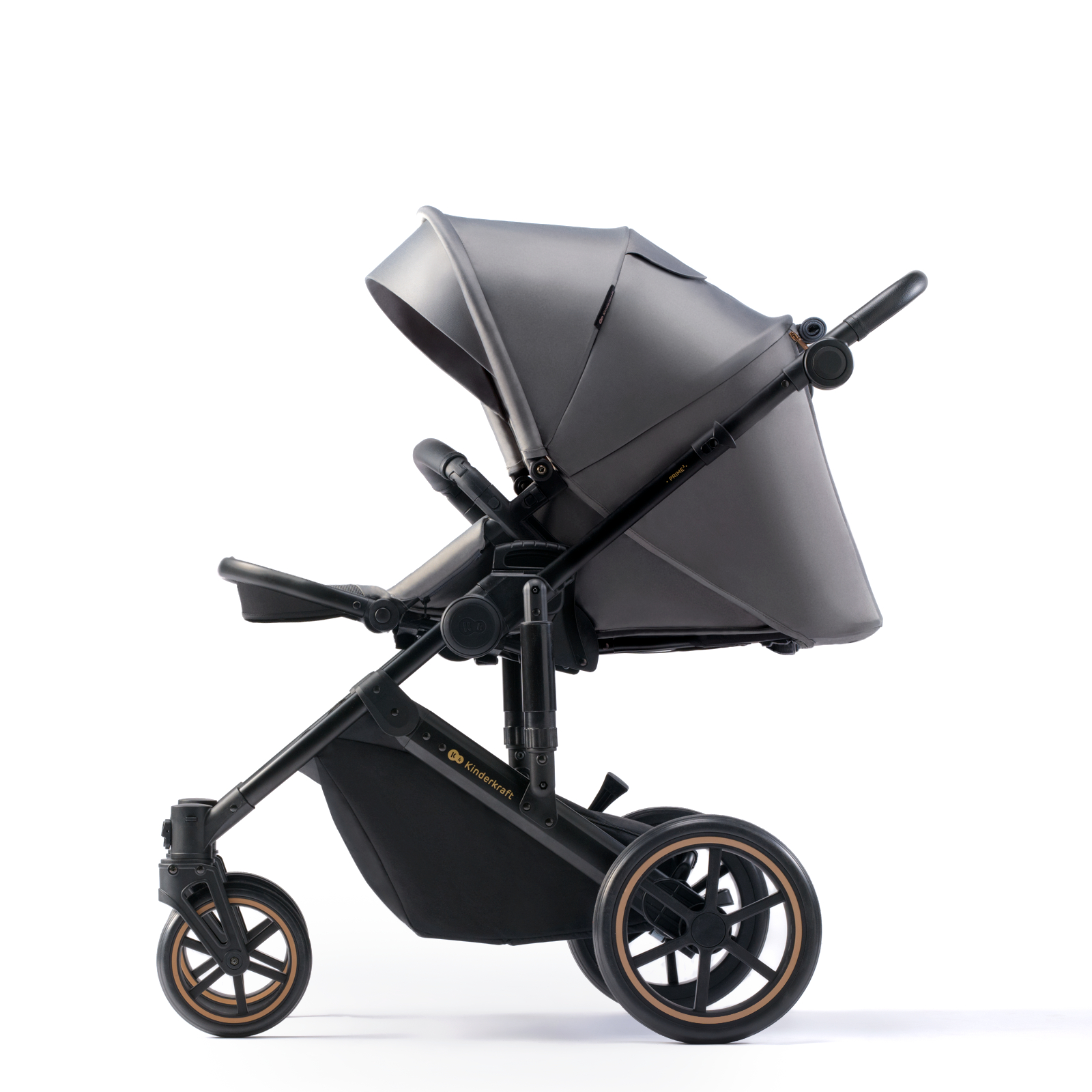 CARUCIOR 2IN1 KINDERKRAFT PRIME 2, SHADOW GREY - imagine 4