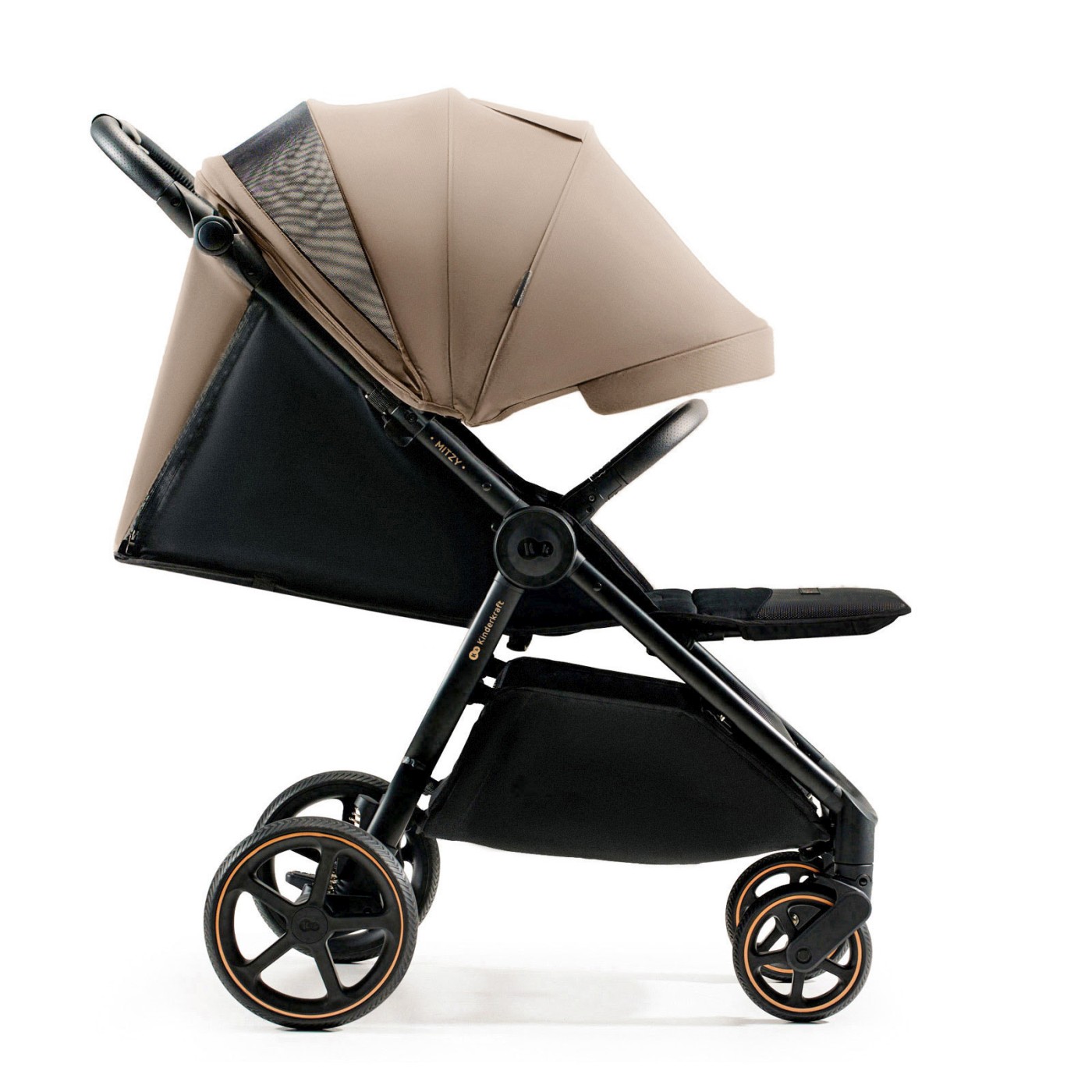 CARUCIOR SPORT, ULTRA COMPACT, KINDERKRAFT MITZY, 0-22 KG, LINEN BEIGE - imagine 4
