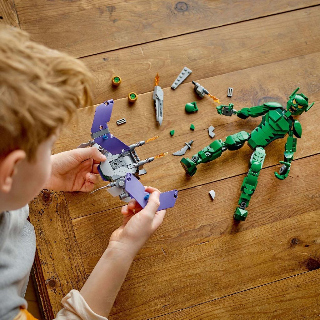 LEGO MARVEL SUPER HEROES FIGURINA DE CONSTRUCTIE GREEN GOBLIN 76284 - imagine 4
