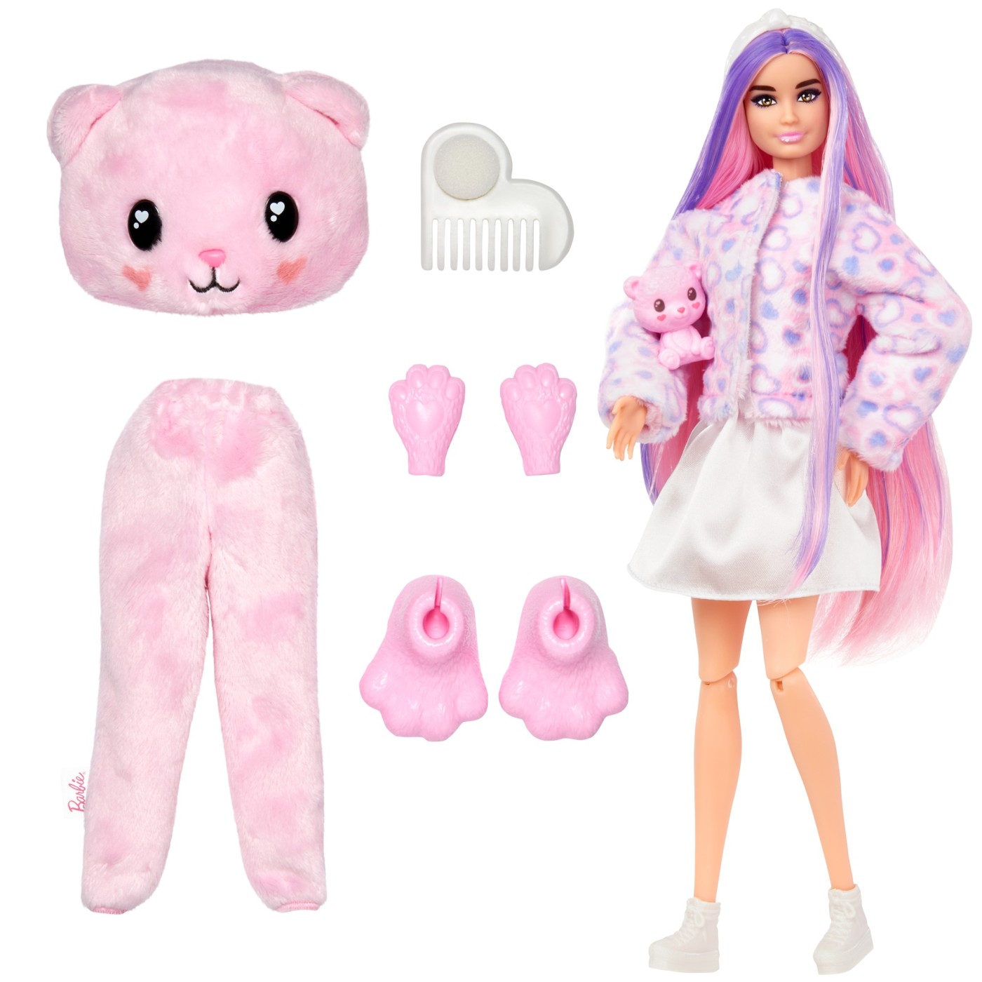 BARBIE PAPUSA BARBIE CUTIE REVEAL URSULET - imagine 4