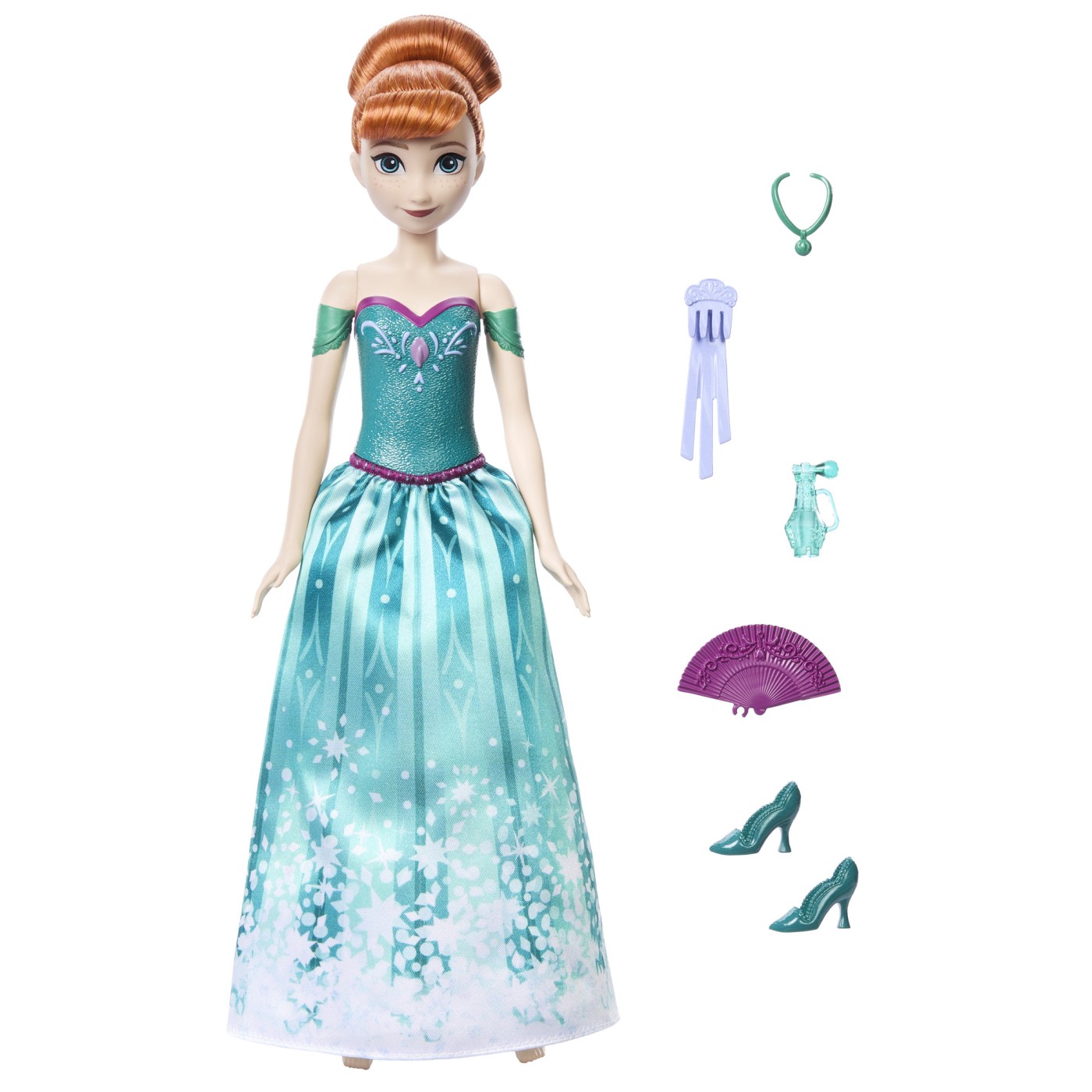 DISNEY FROZEN SPIN AND REVEAL PAPUSA ANNA CU EVANTAI - imagine 4