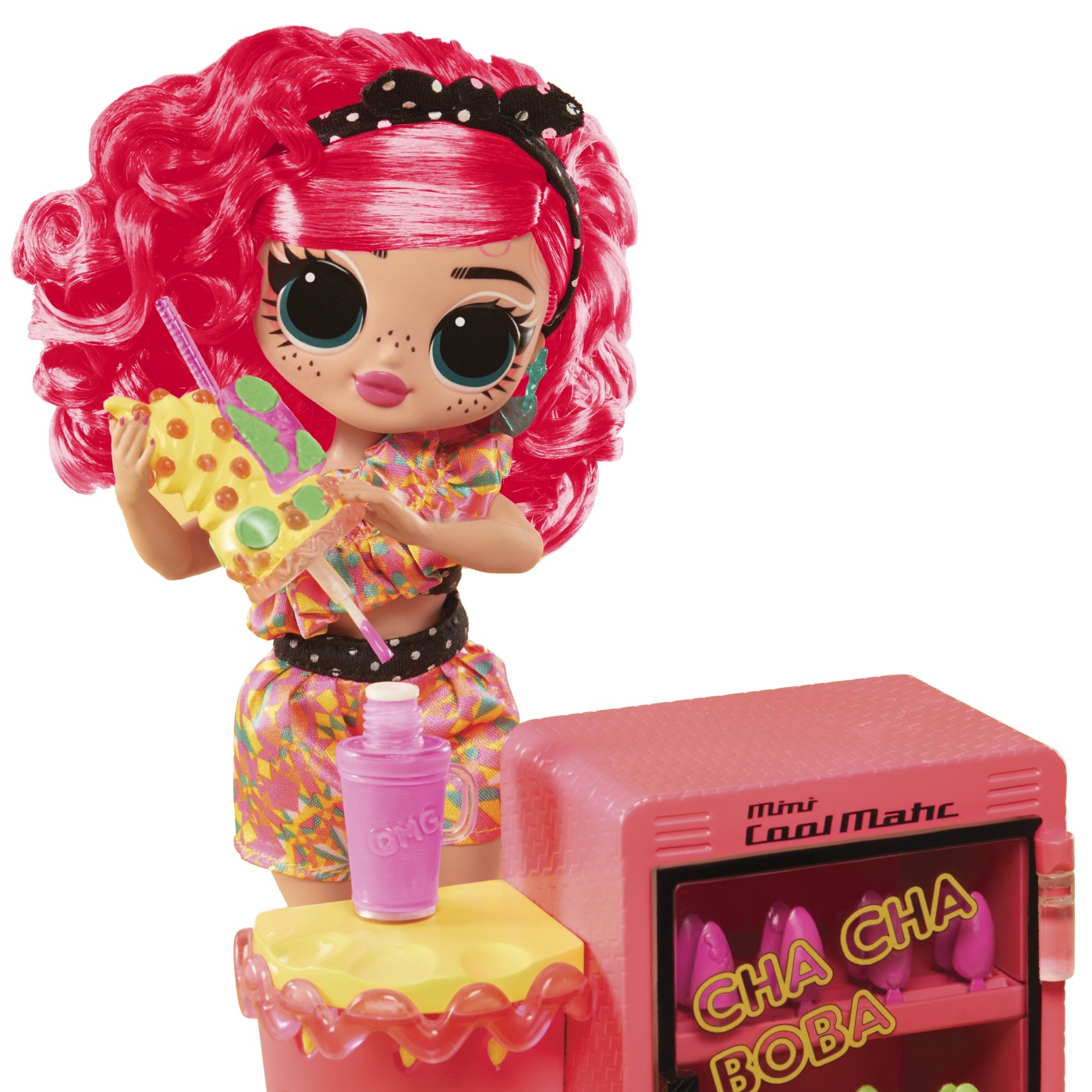 L.O.L. SURPRISE! OMG SWEET NAILS PINKY POPS FRUIT SHOP SET PAPUSA CU ACCESORII - imagine 6