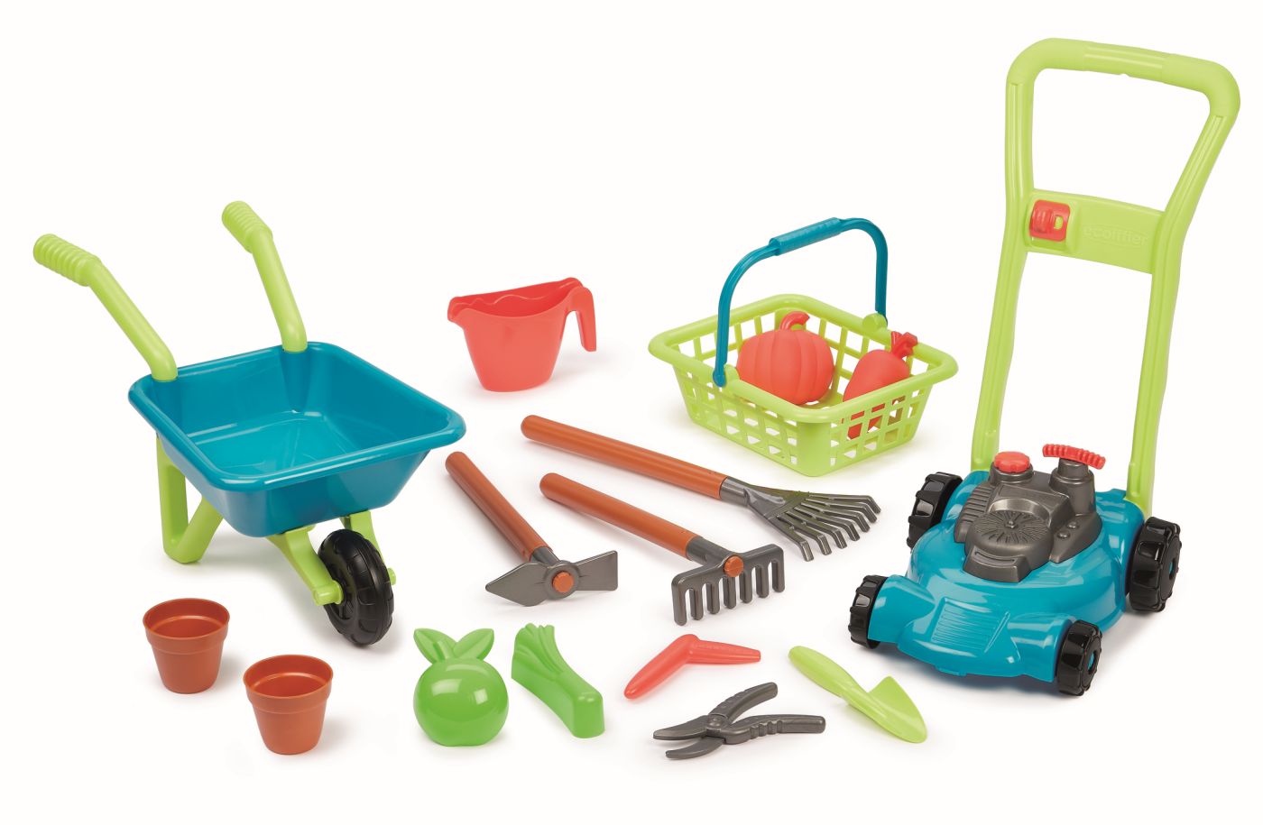 ECOIFFIER SET ROABA CU MASINA DE TUNS IARBA - imagine 4