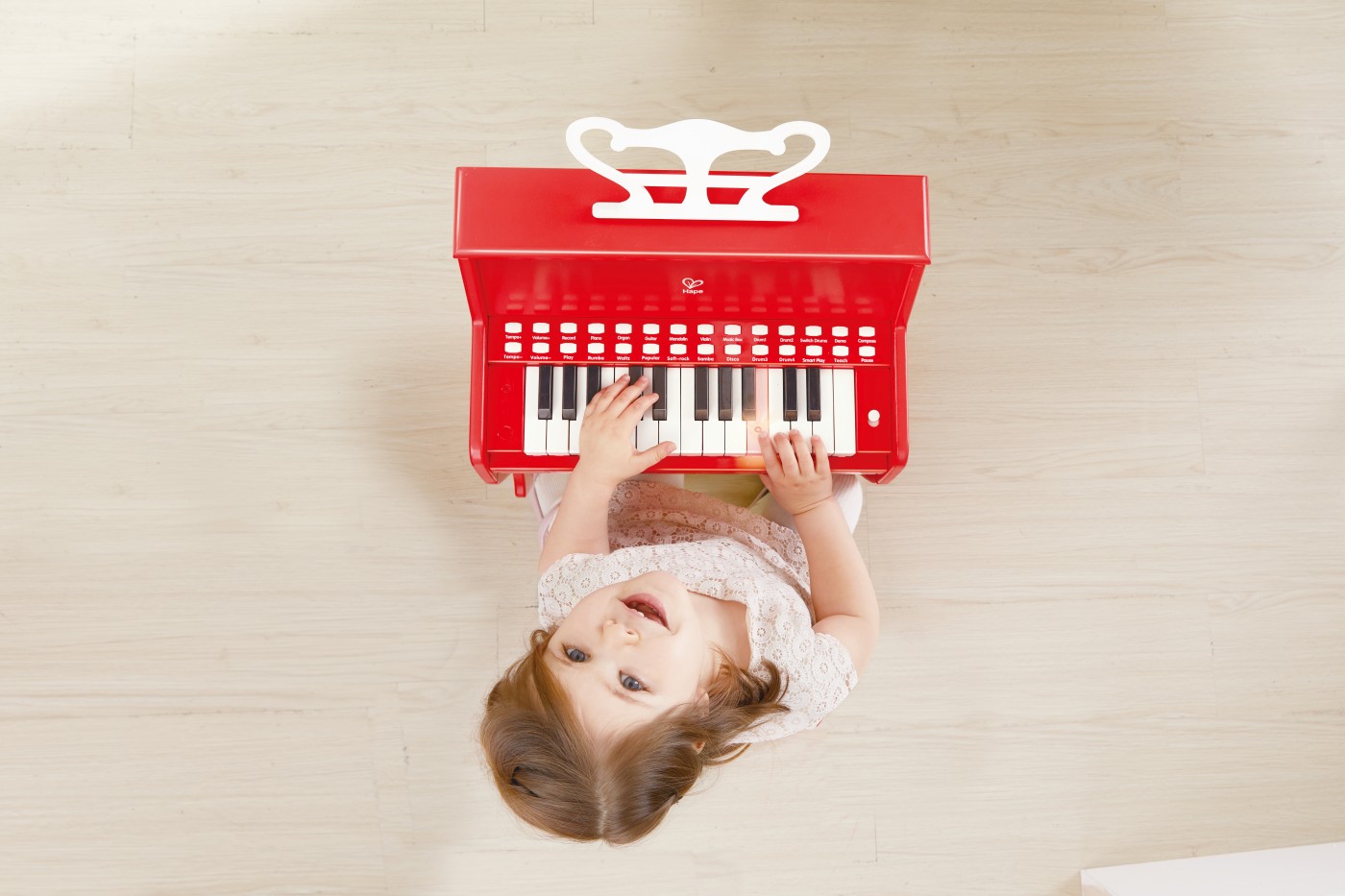HAPE PIAN ELECTRONIC ROSU CU LUMINI - imagine 4