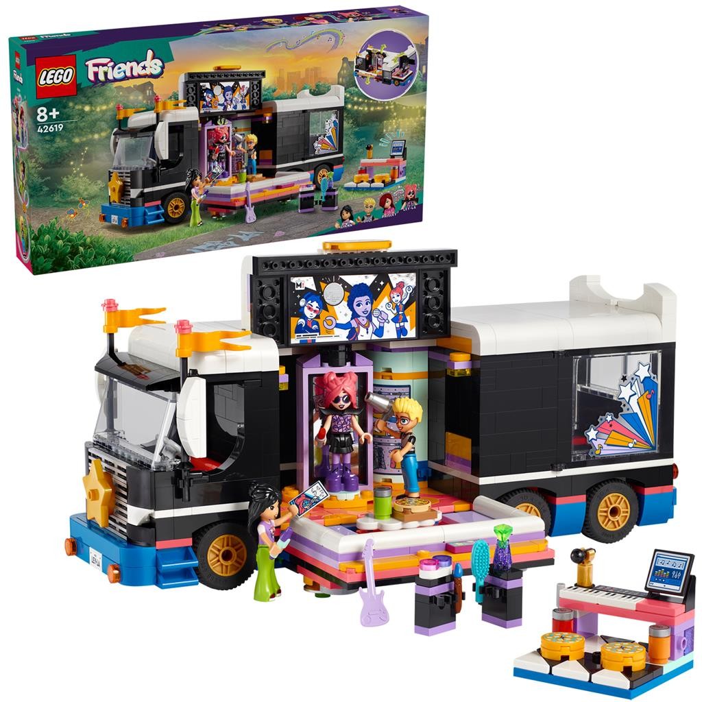 LEGO FRIENDS AUTOCAR DE TURNEU PENTRU STARURI POP 42619 - imagine 5