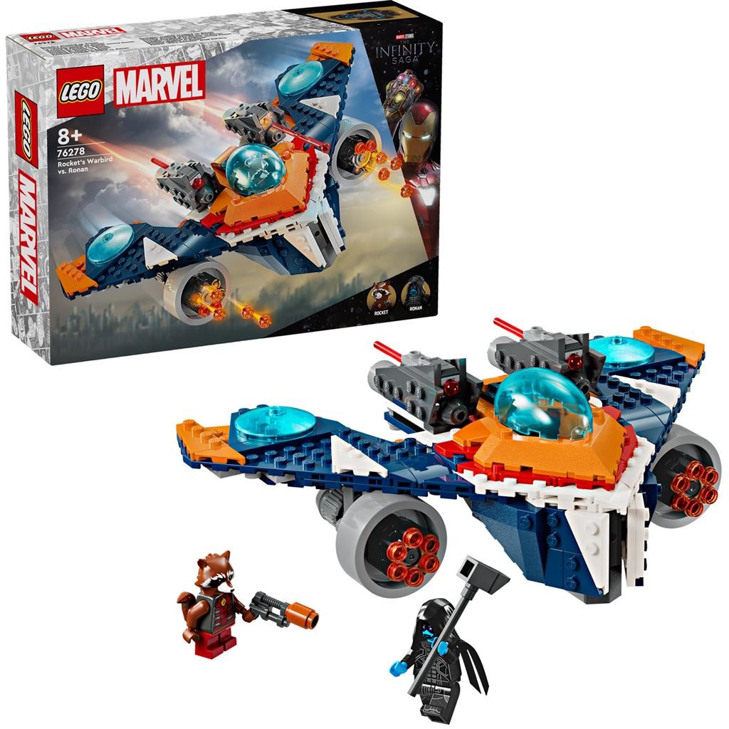 LEGO SUPER HEROES AVIONUL DE LUPTA AL LUI ROCKET VS RONAN 76278 - imagine 5