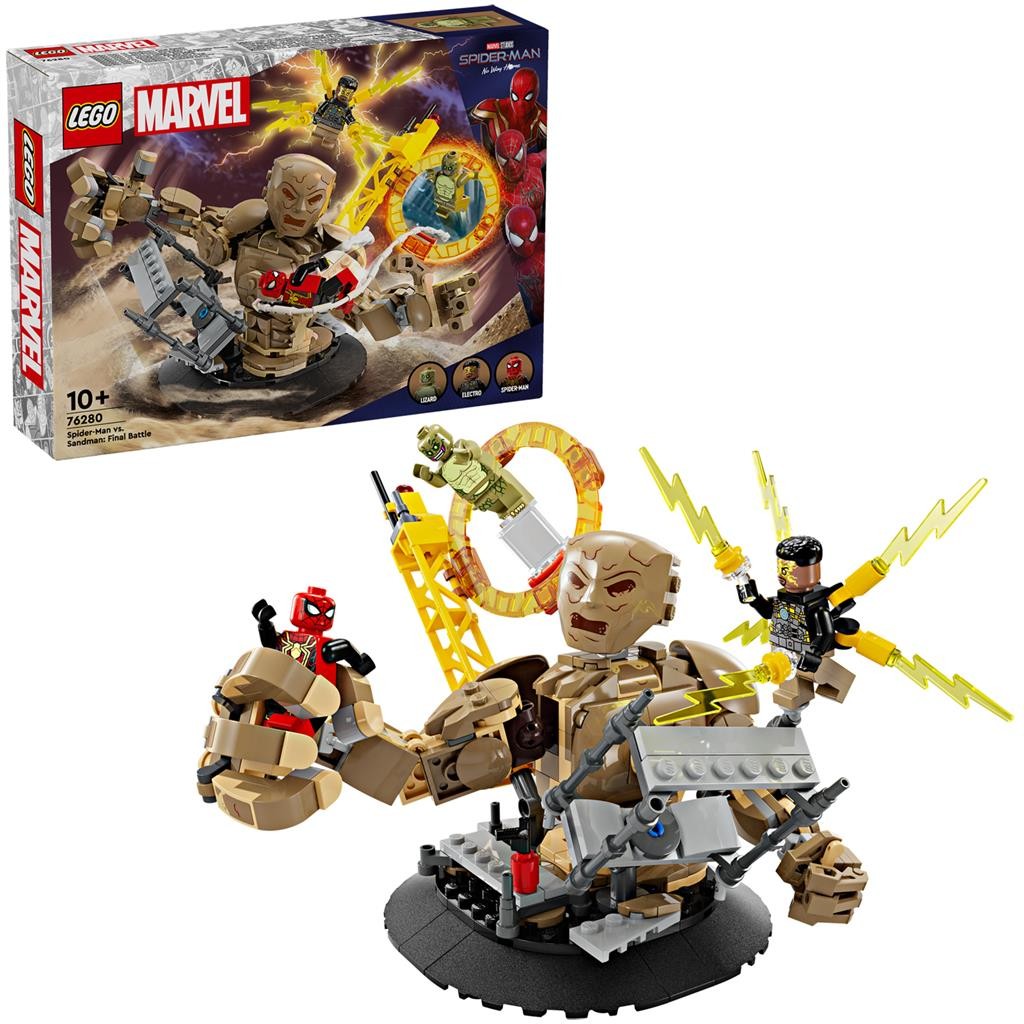 LEGO SUPER HEROES OMUL PAIANJEN VS SANDMAN BATALIA FINALA 76280 - imagine 5
