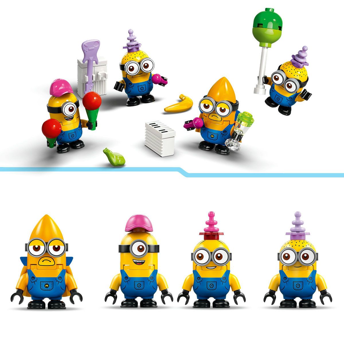 LEGO DESPICABLE ME4 AUTOBUZUL DE PETRECERE AL MINIONILOR 75581 - imagine 8