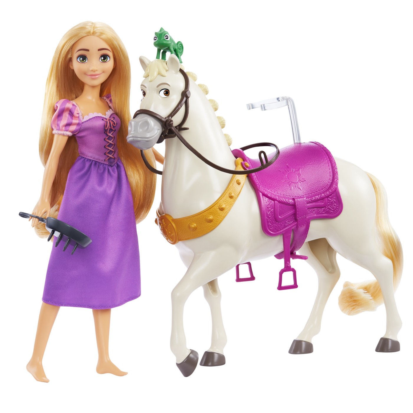 DISNEY PRINCESS SET PAPUSA RAPUNZEL SI CALUL MAXIMUS - imagine 5