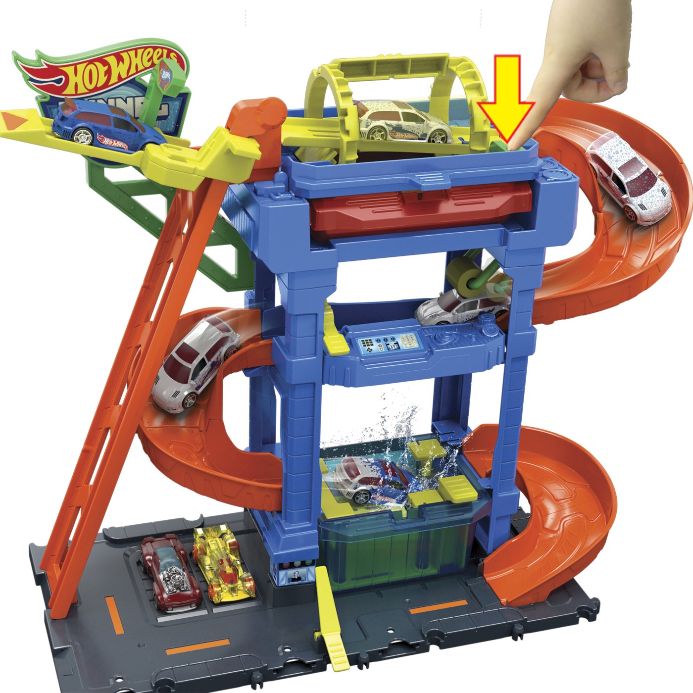 HOT WHEELS CITY COLOR SHIFTERS SPALATORIA - imagine 5