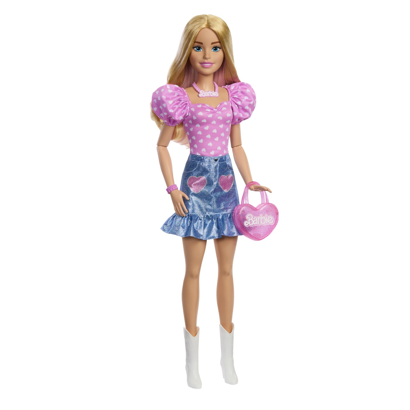 BARBIE PAPUSA BARBIE BLONDA 71CM - imagine 5