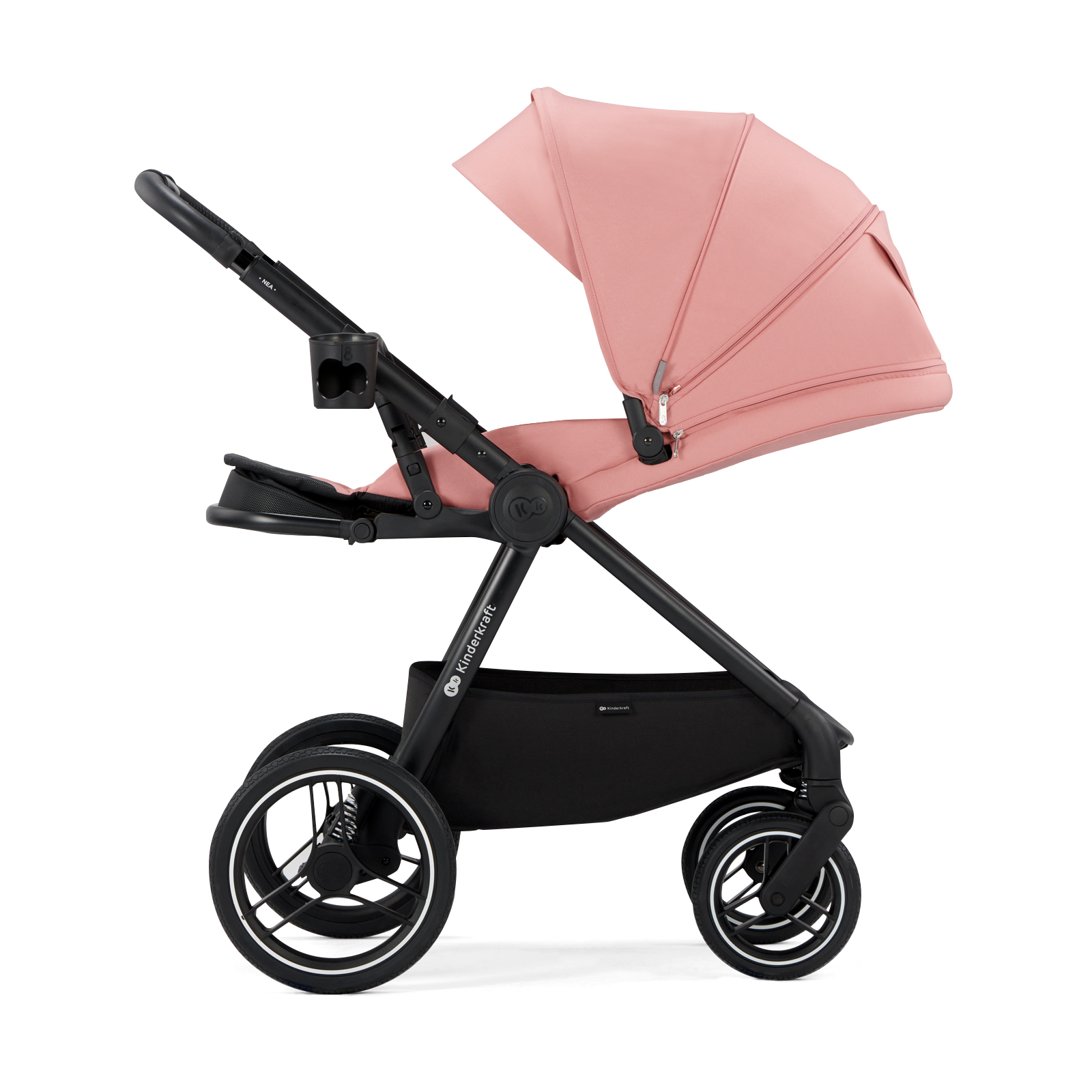 CARUCIOR MULTIFUNCTIONAL KINDERKRAFT NEA, 2 IN 1, ASH PINK - imagine 5