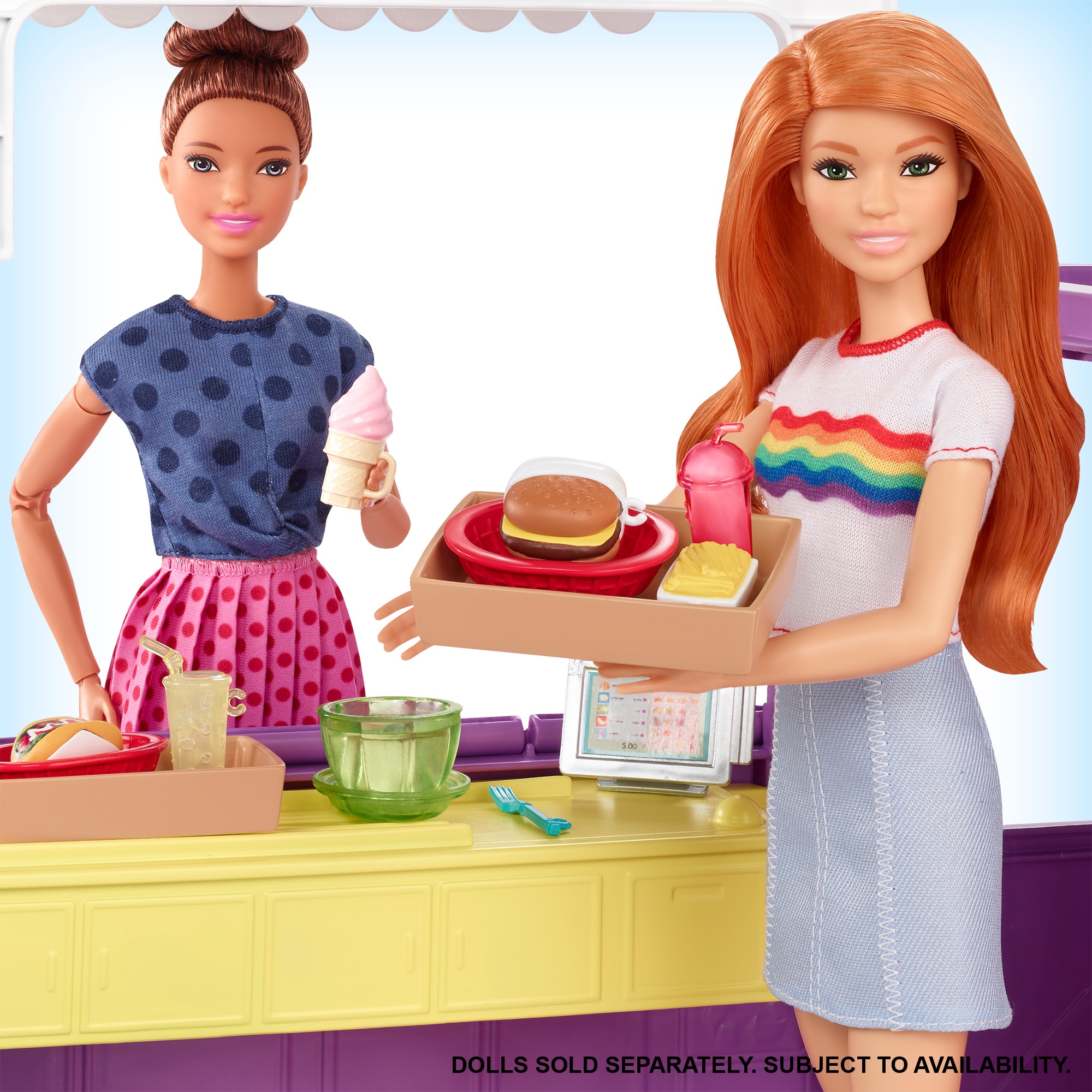 BARBIE SET CU RULOTA LA PICNIC - imagine 6
