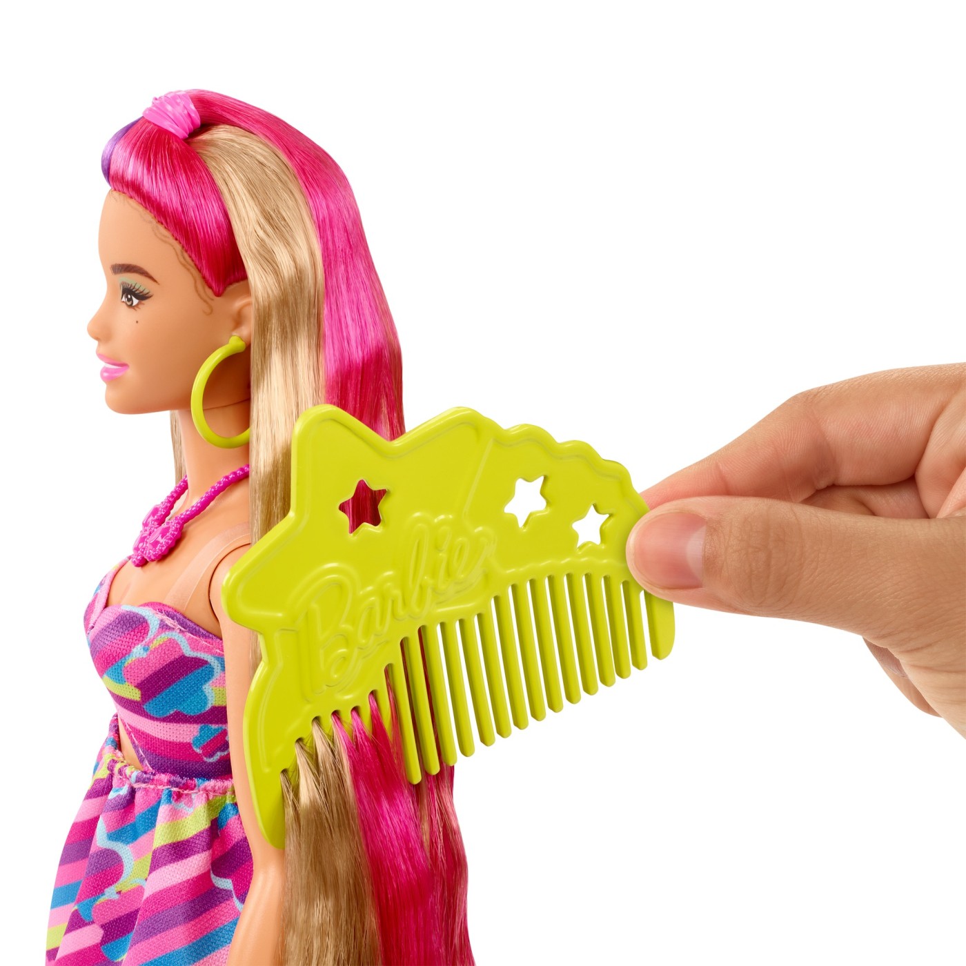 BARBIE TOTALLY HAIR PAPUSA BARBIE SATENA - imagine 6