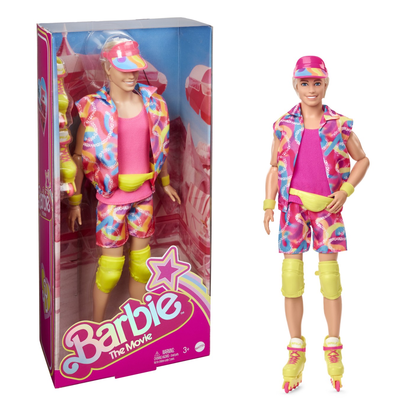 BARBIE THE MOVIE PAPUSA KEN CU PATINE CU ROTILE - imagine 6