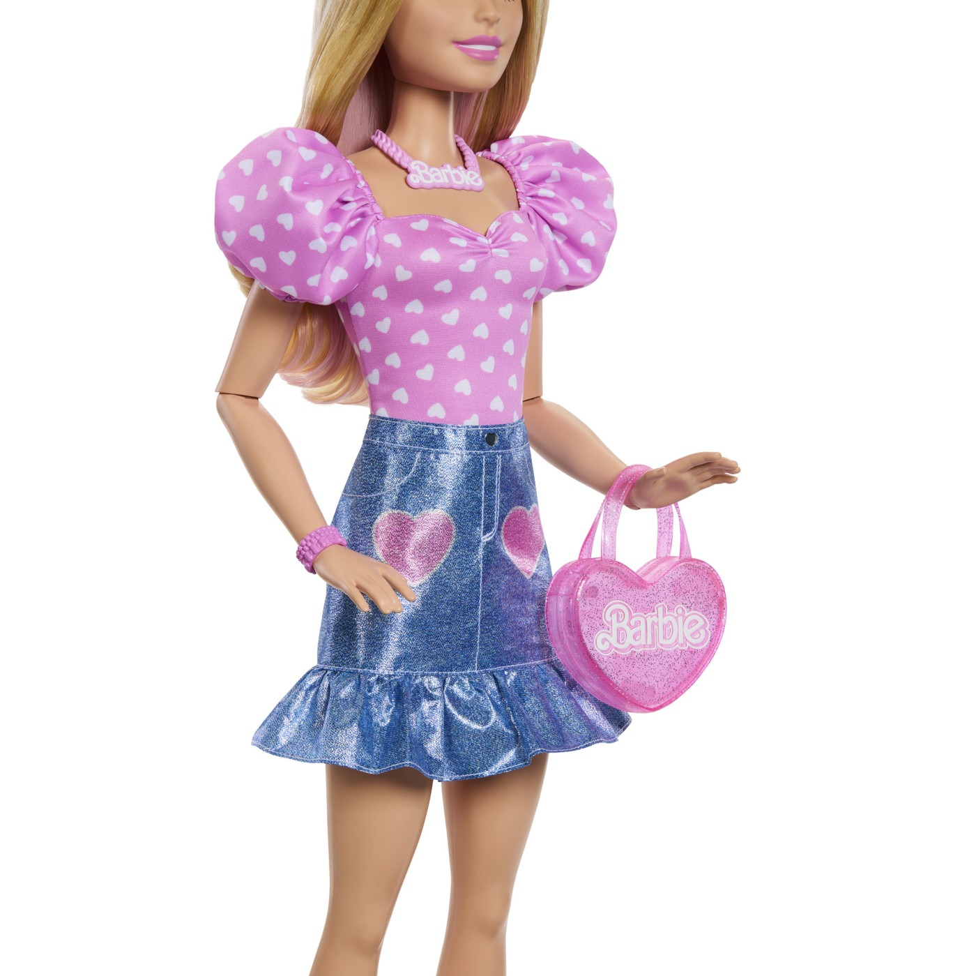 BARBIE PAPUSA BARBIE BLONDA 71CM - imagine 6
