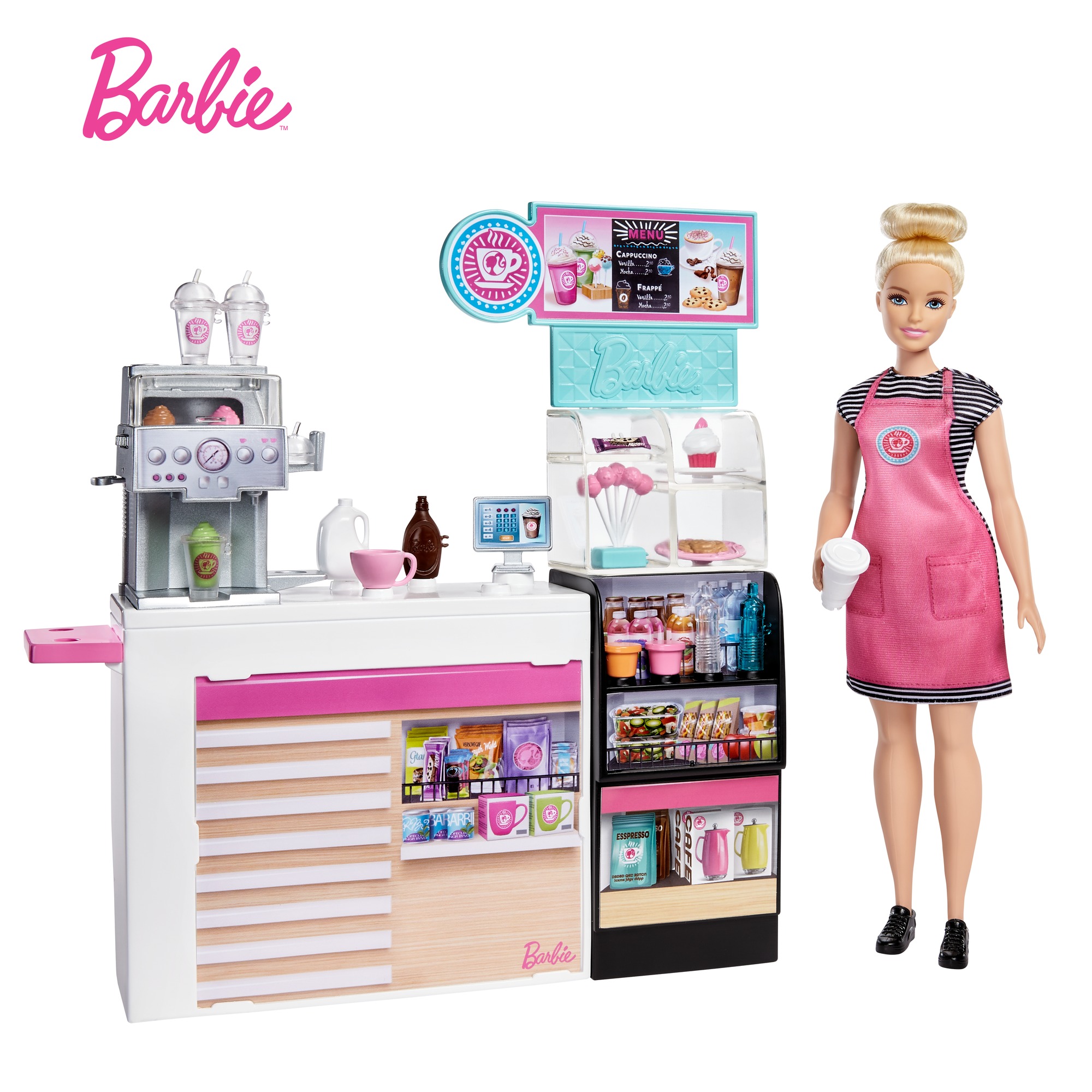 BARBIE SET CAFENEA CU 20 DE ACCESORII - imagine 7