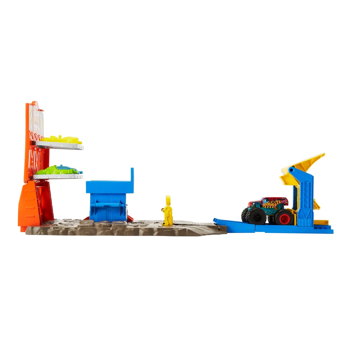 HOT WHEELS MONSTER TRUCKS SET BLAST STATION - imagine 7