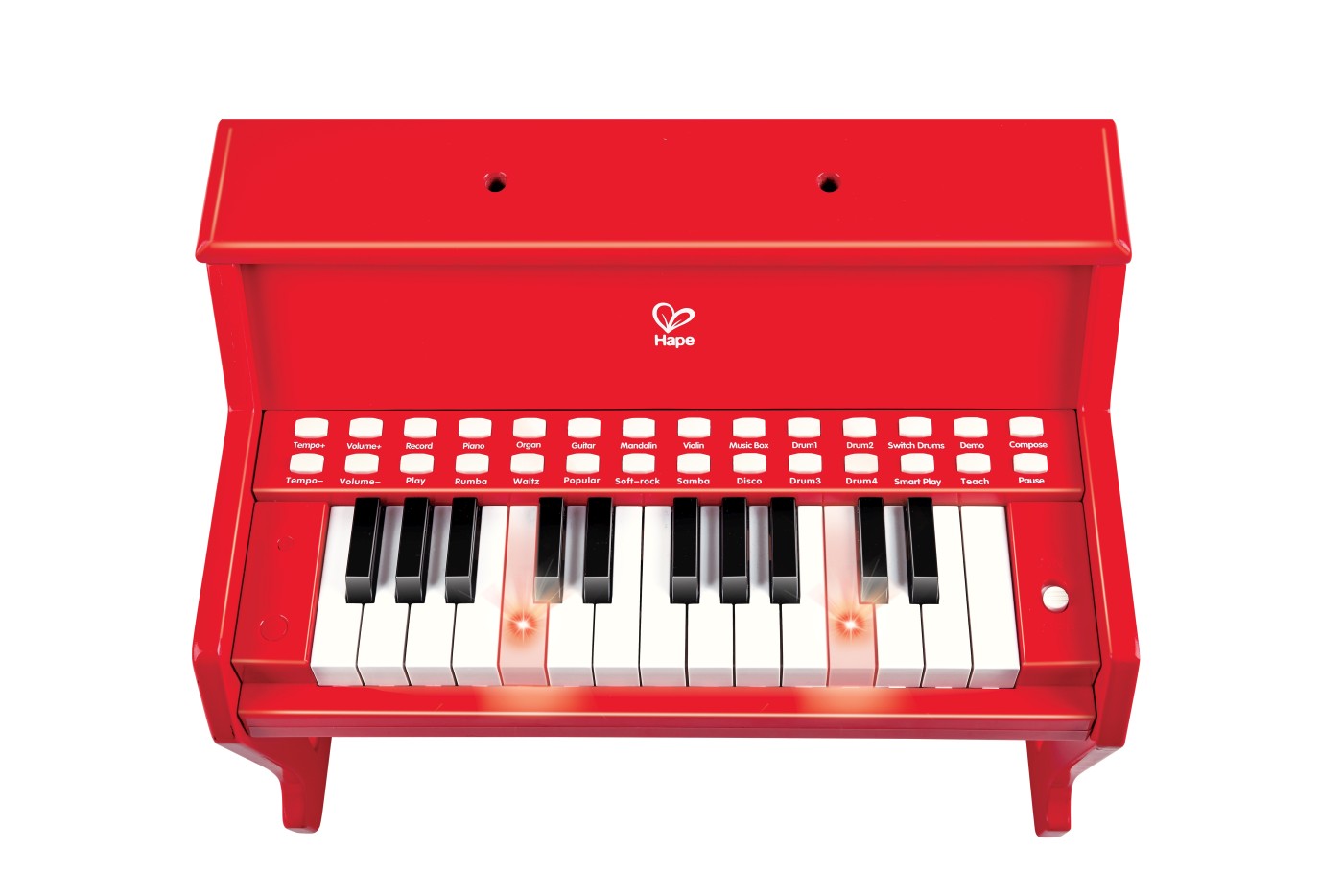 HAPE PIAN ELECTRONIC ROSU CU LUMINI - imagine 7