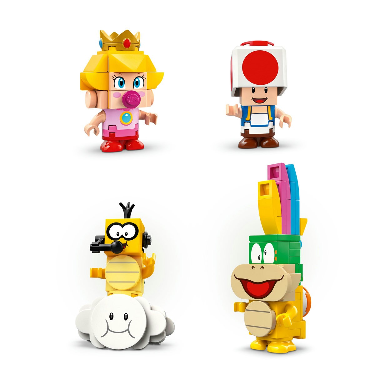 LEGO SUPER MARIO MARIO KART SET BABY PEACH SI GRAND PRIX 72036 - imagine 7