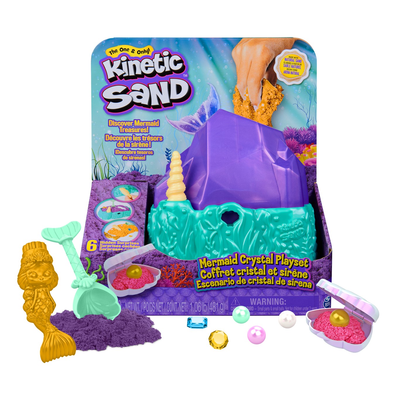 KINETIC SAND SET MERMAID CRYSTAL - imagine 8